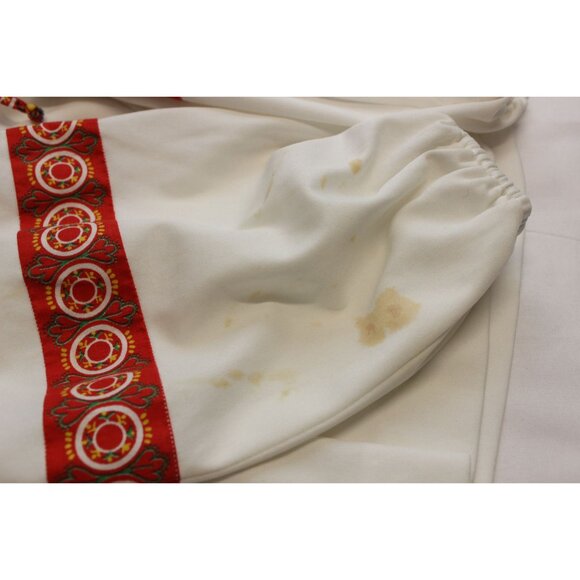 Women's puff sleeve floral boho folk blouse A-line maxi skirt two piece set Unio - Picture 7 of 16